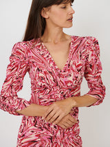 Isabel Marant Albini Dress in Raspberry