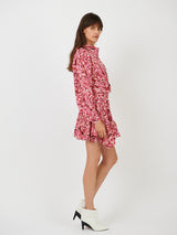 Isabel Marant Tharya Dress in Raspberry
