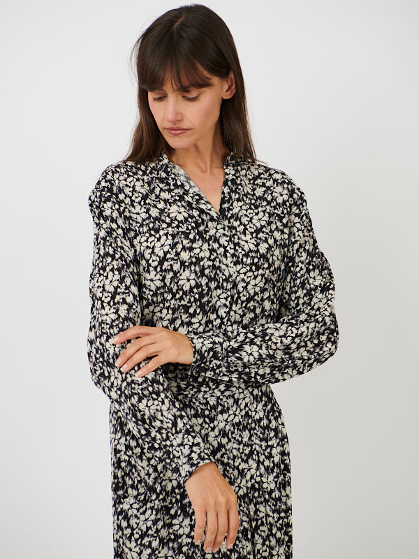 Isabel Marant Catchell Shirt in Black/White