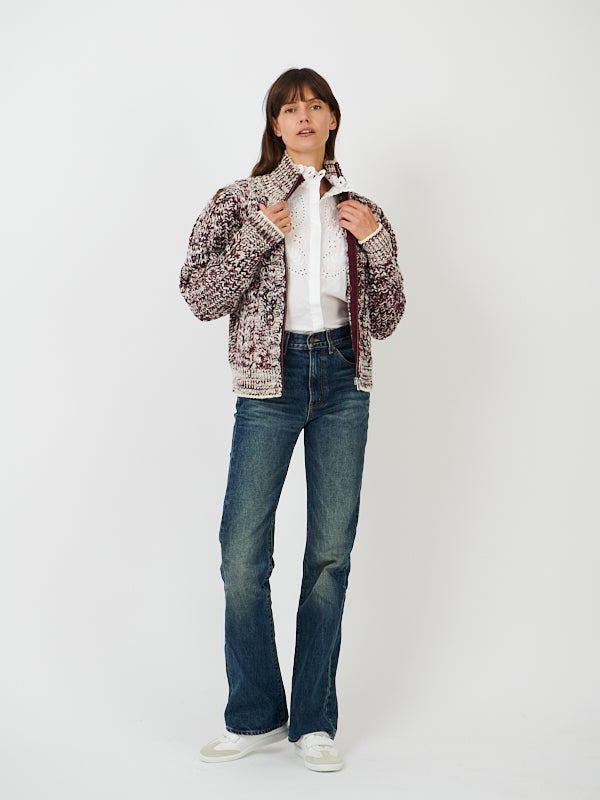 Isabel Marant | Romane Cardigan in Burgundy