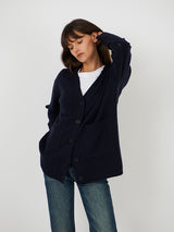 Chinti and Parker | Comfort Cardigan in Navy