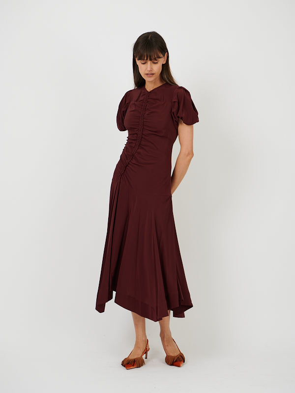 Ulla Johnson | Heleen Dress in Mahogany