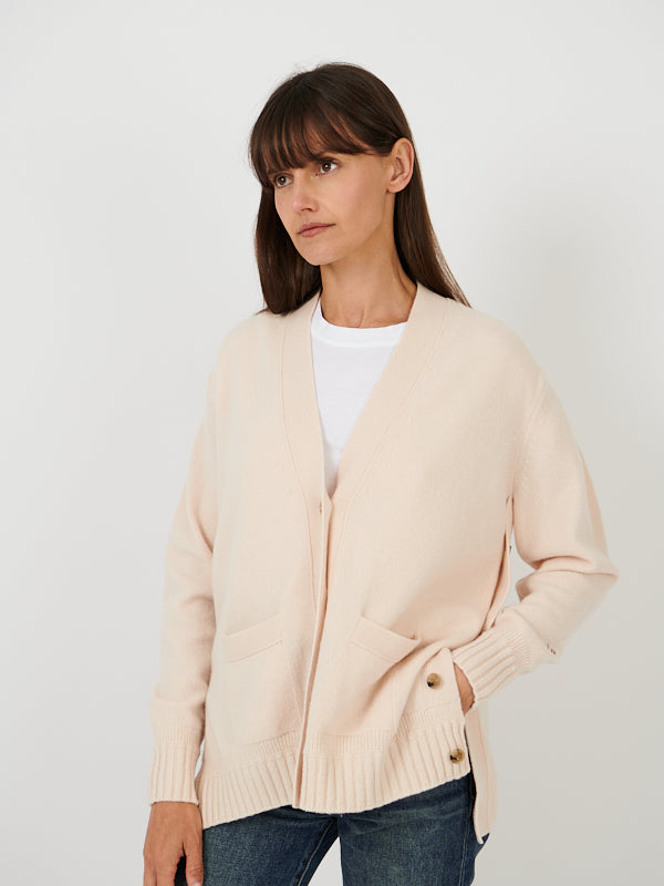 Victoria Beckham | Double Layer Cardigan In Ivory