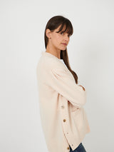 Victoria Beckham | Double Layer Cardigan In Ivory