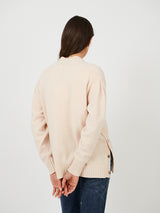Victoria Beckham | Double Layer Cardigan In Ivory