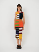 Marni | Sleeveless Midi Dress in Multicolour