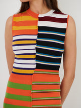 Marni | Sleeveless Midi Dress in Multicolour