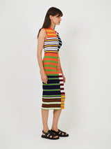 Marni | Sleeveless Midi Dress in Multicolour