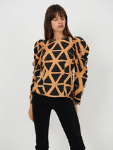 Ulla Johnson Leyla Blouse in Onyx