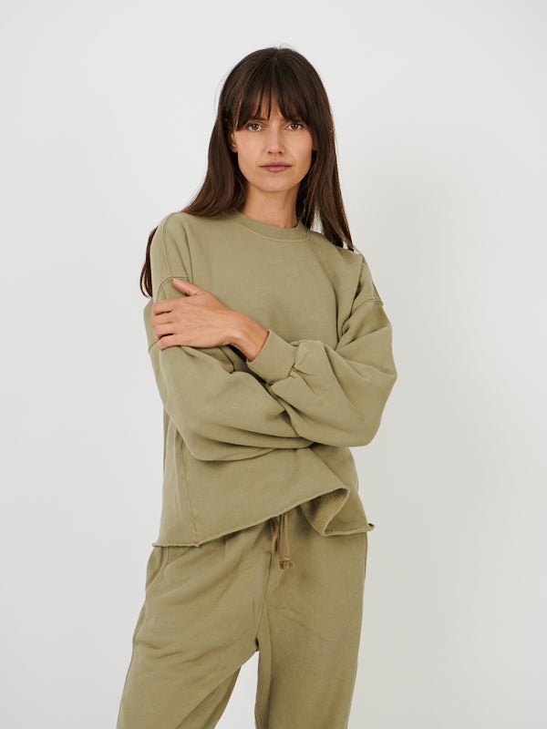 Xirena | Honor Sweatshirt in Green Agate