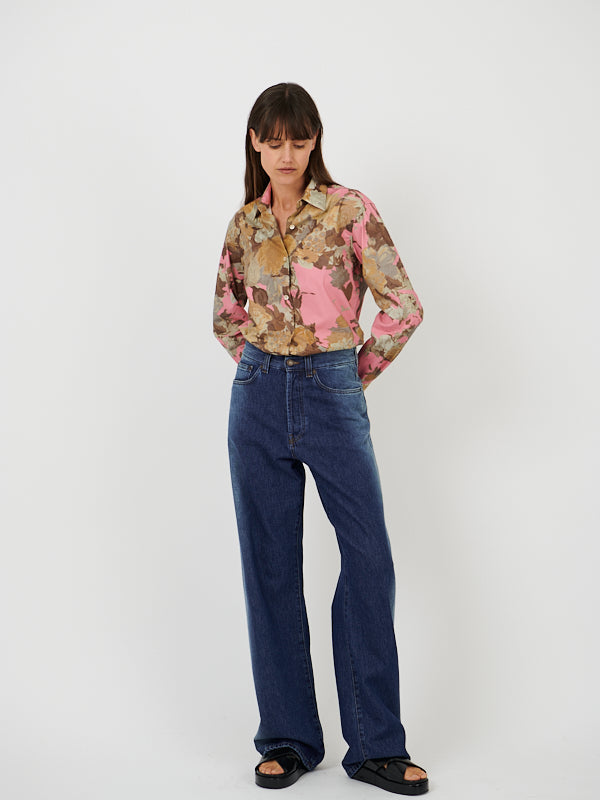 Dries Van Noten Clavelly Shirt in Pink