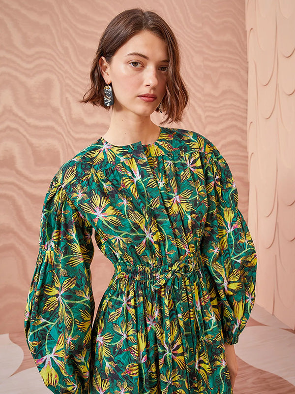 Ulla Johnson Adalie Dress in Tigerlily