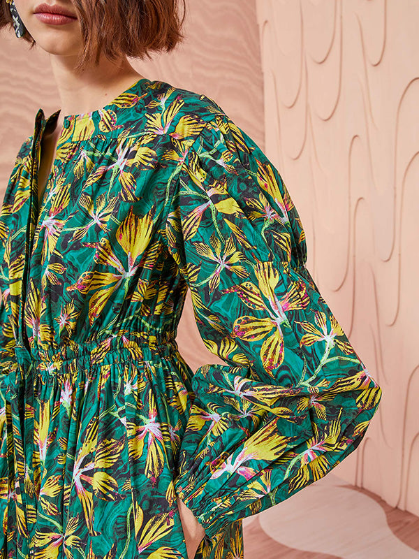 Ulla Johnson Adalie Dress in Tigerlily