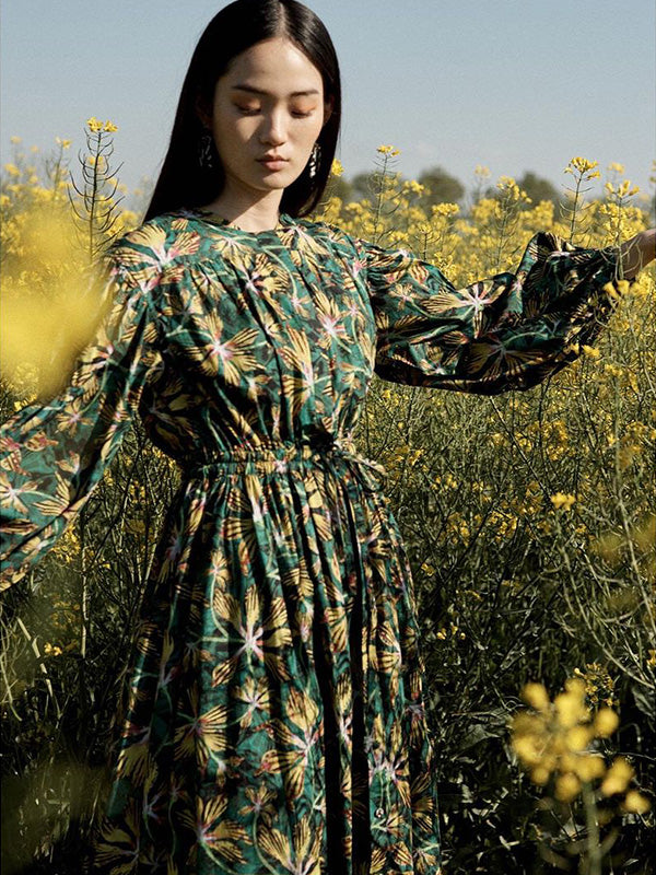 Ulla Johnson Adalie Dress in Tigerlily