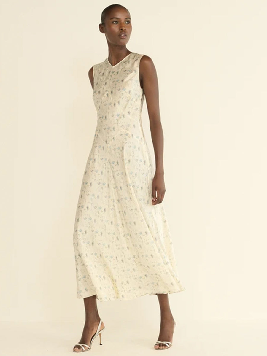 Adelana Dress in Camellia Bloom