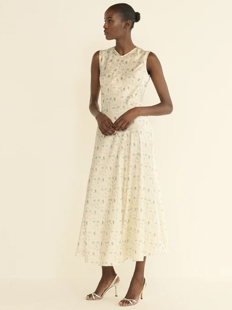 Adelana Dress in Camellia Bloom