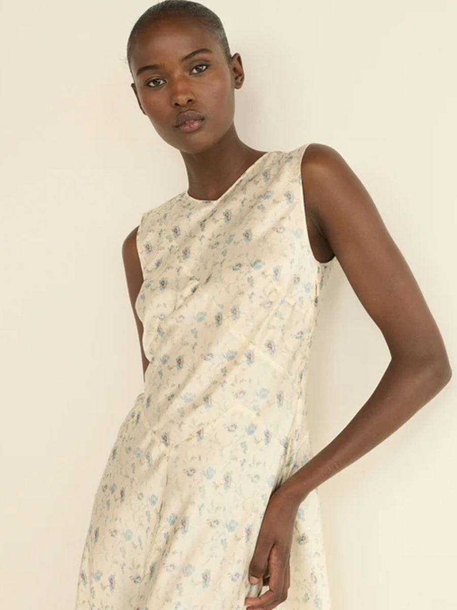 Adelana Dress in Camellia Bloom