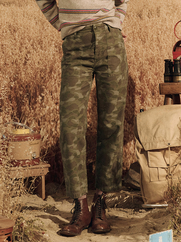 The Great | Admiral Pant in Desert Camo