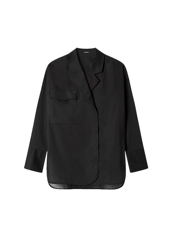 A Emery | The Agnes Wrap Skirt in Black