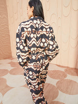 Ulla Johnson Aida Jumpsuit in Obsidian