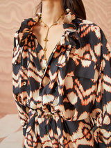 Ulla Johnson Aida Jumpsuit in Obsidian
