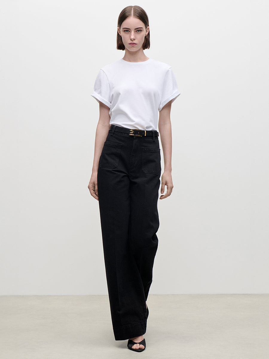 Alina Stretch Jean in Washed Black