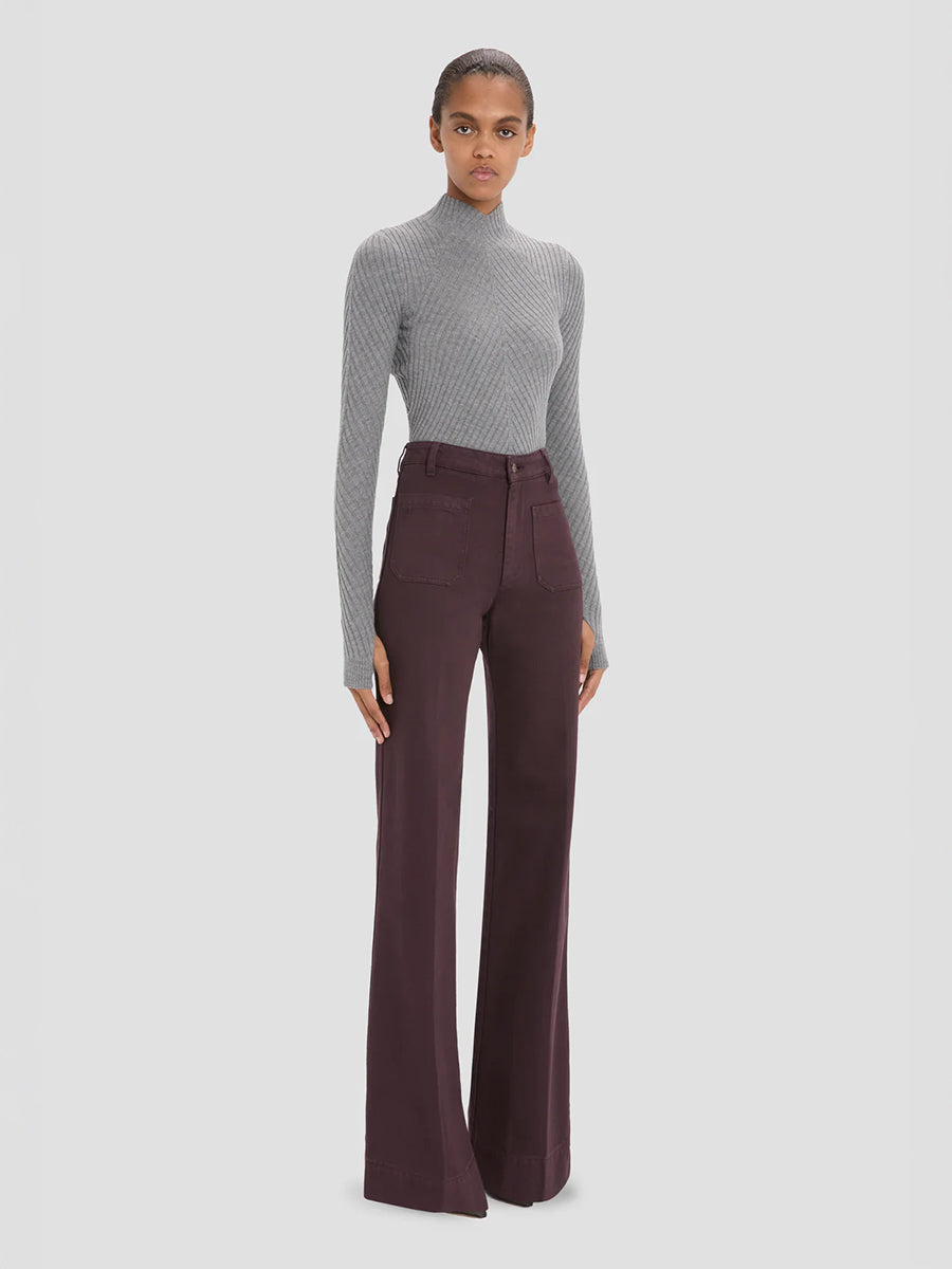 Victoria Beckham Alina Short Jean in Acai