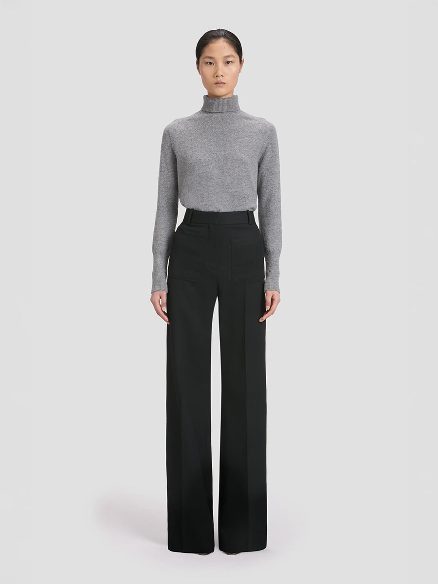 Victoria Beckham Alina Trouser in Black