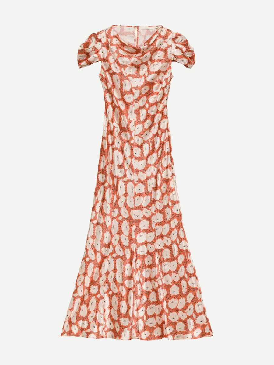 Doen Alna Dress in Rouge Fluers DAnemone