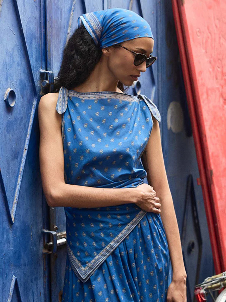 Doen Amalia Top in Eartha Paisley