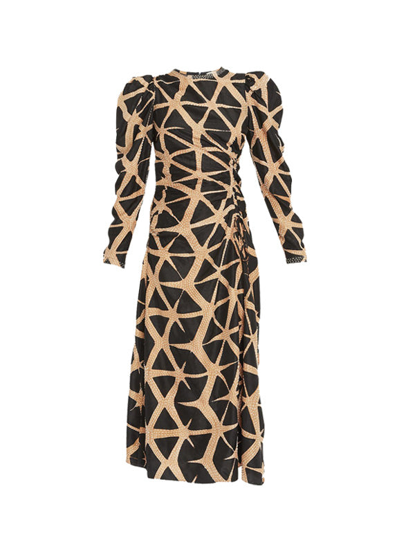 Ulla Johnson Amalie Dress in Onyx