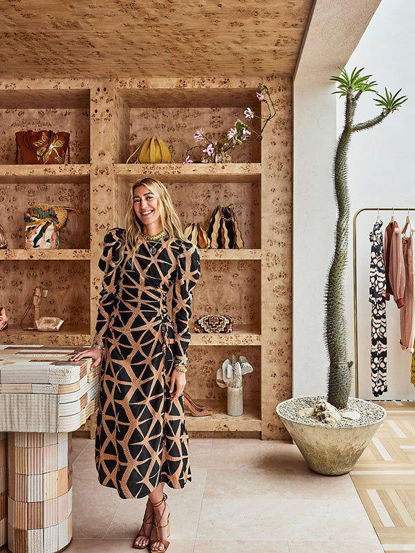 Ulla Johnson Amalie Dress in Onyx