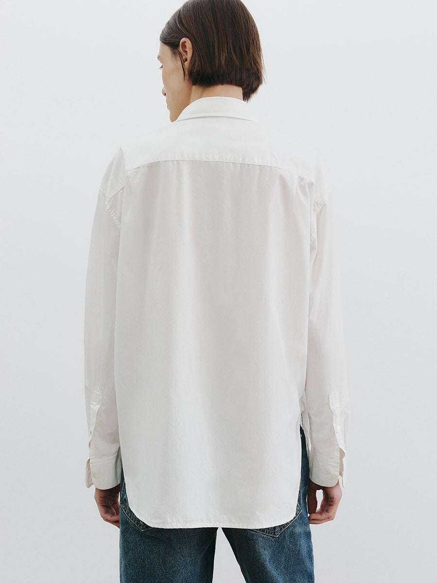 Nili Lotan Amante Shirt in White