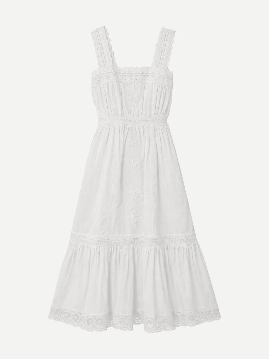 Anita Dress in White