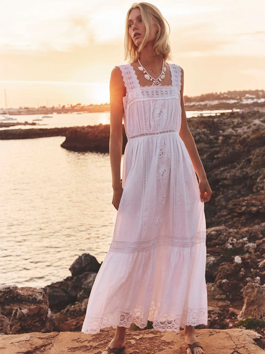 Anita Dress in White