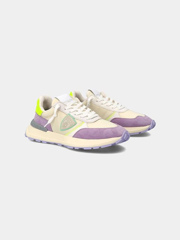 Philippe Model Antibes Running Sneaker in Buerre Jaune Pop