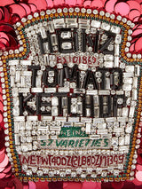Anya Hindmarch Anya Brands Mini Tote Ketchup in Red Sequins
