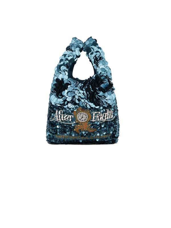 Anya Hindmarch | Anya Brands Mini Tote After Eight in Dark Teal