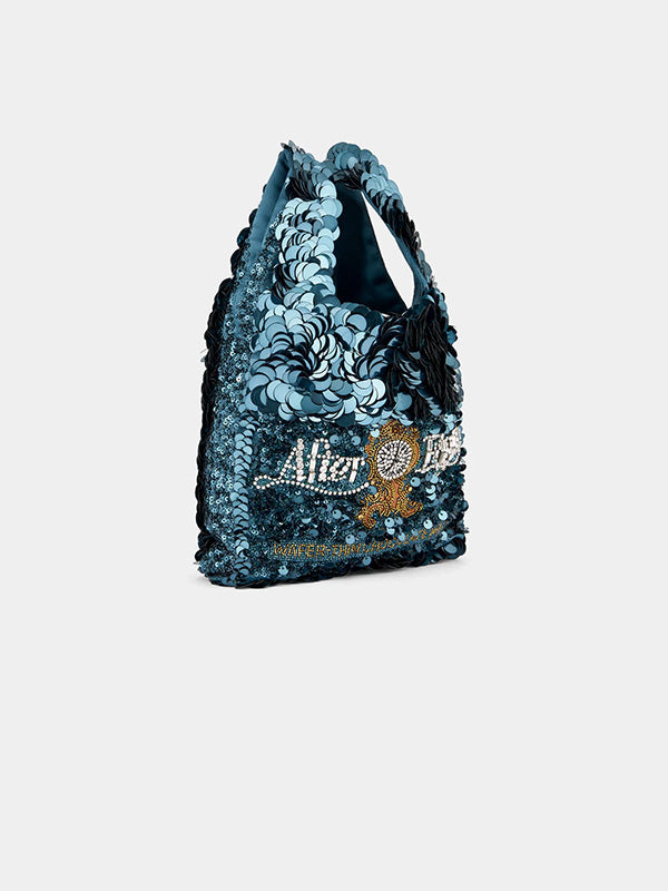 Anya Hindmarch | Anya Brands Mini Tote After Eight in Dark Teal