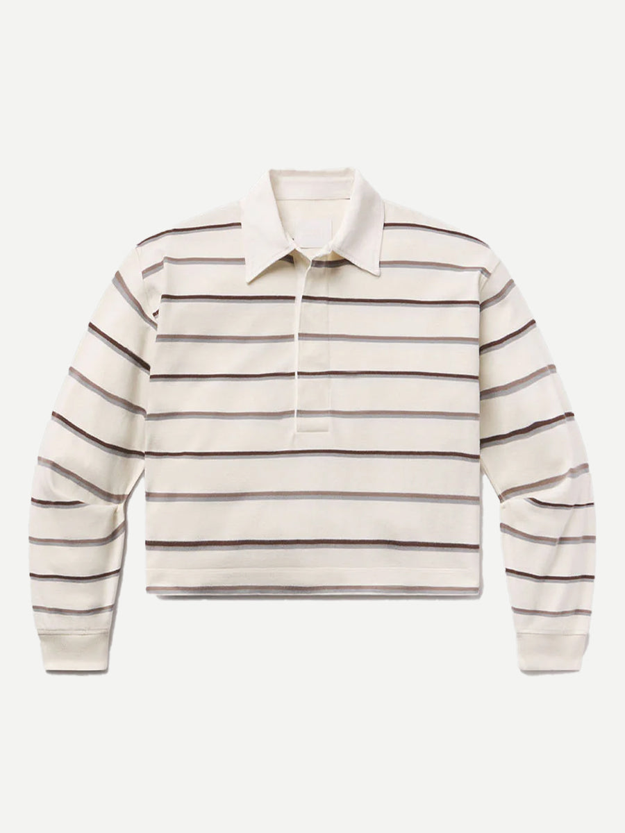 Citizens of Humanity Aris Rugby Jumper in Ivory Stripe