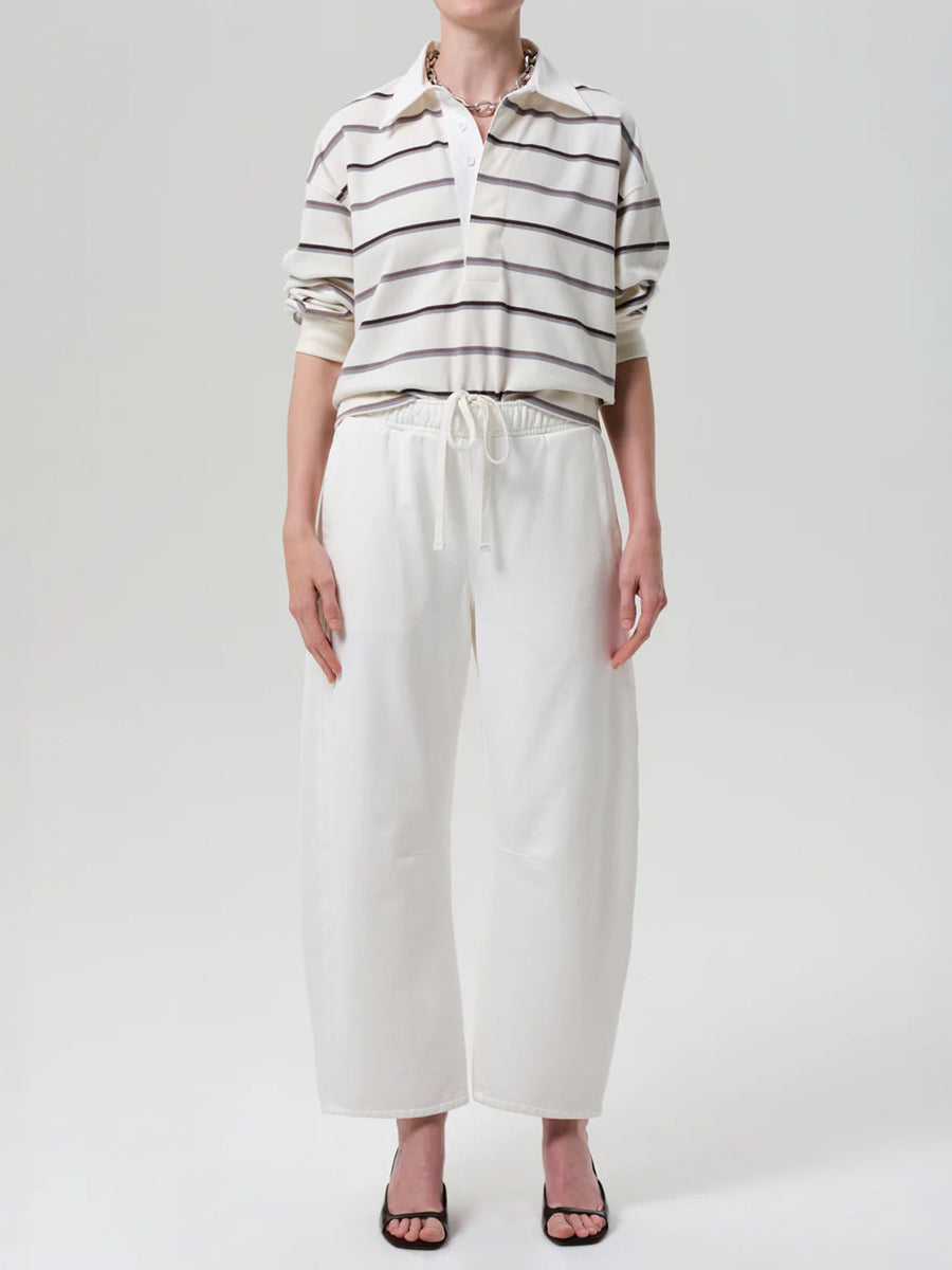 Citizens of Humanity Aris Rugby Jumper in Ivory Stripe