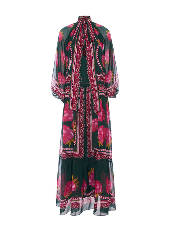La DoubleJ | Athena Dress in Lamponi Placee