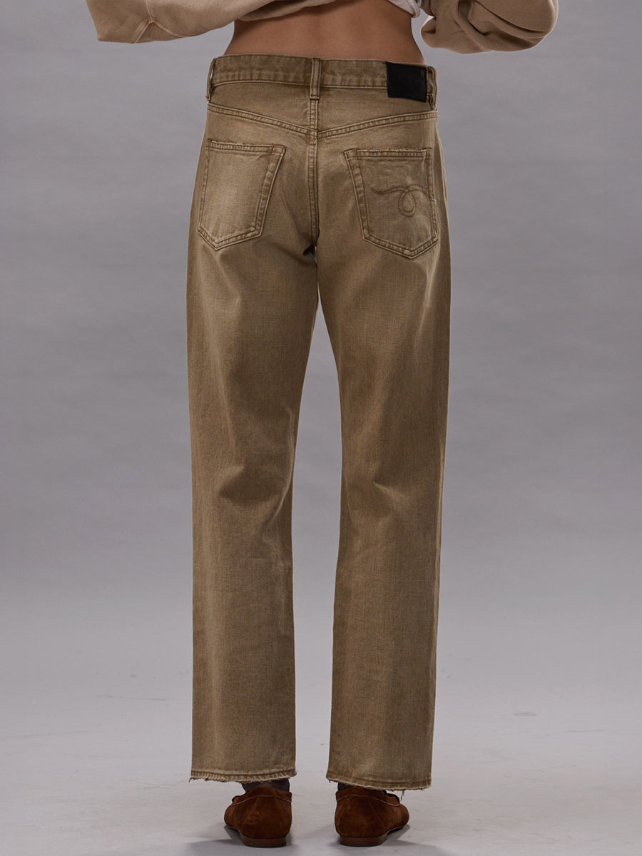 Boyfriend Jean in Ash Khaki