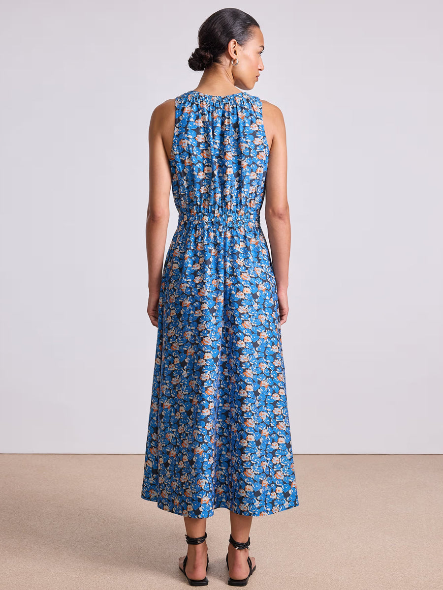 Bali Tank Dress in Florette Blue