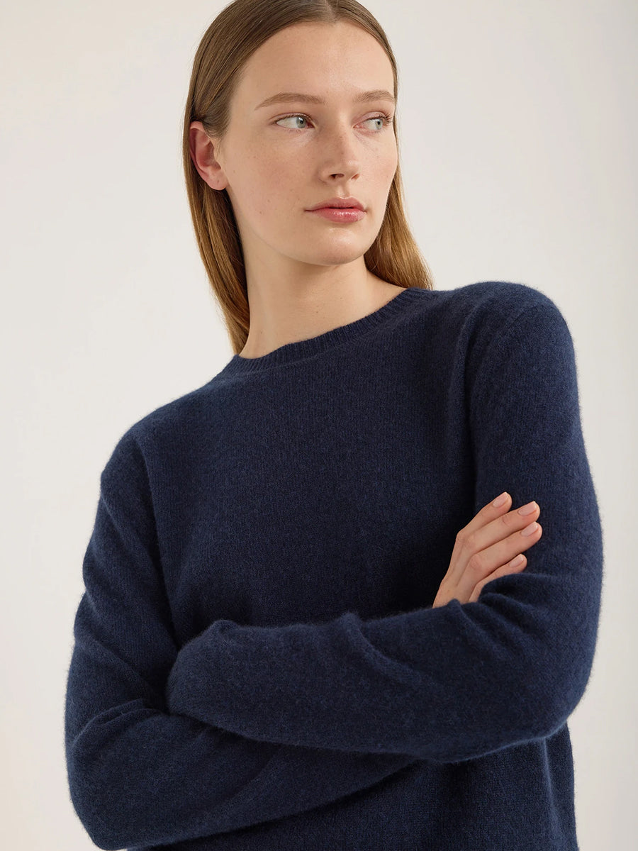 Bard Sweater in Loyal Navy