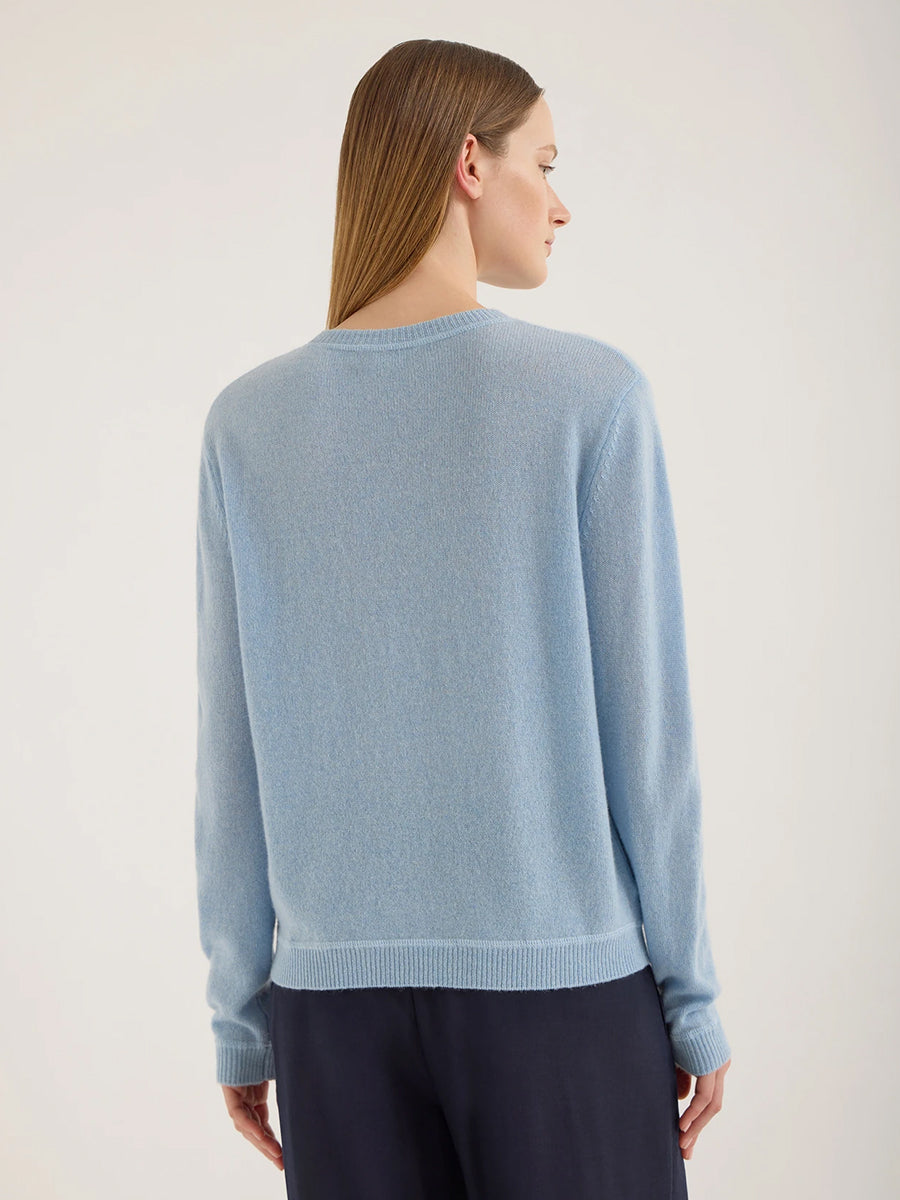 Bard Sweater in Washer Blue