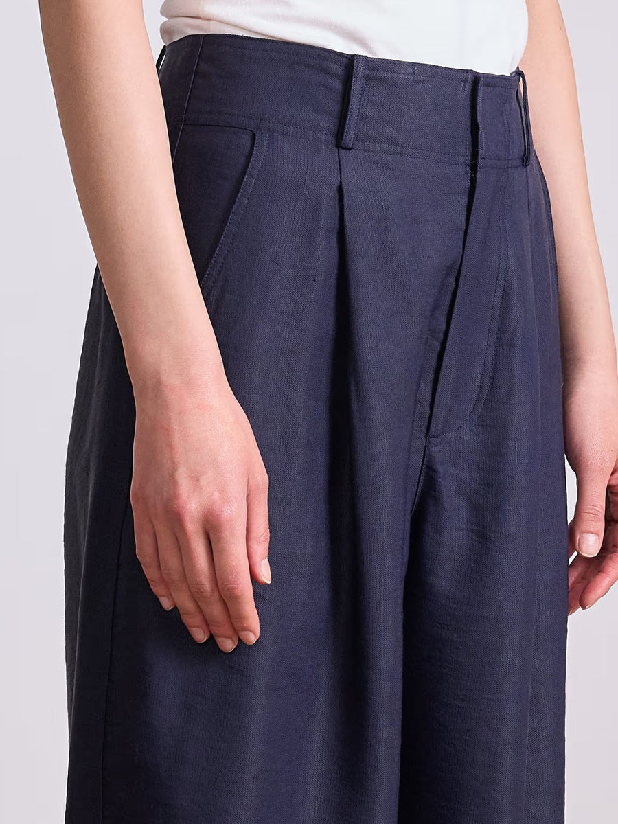 Bari Crop Trouser in Midnight