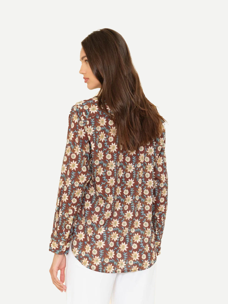 Xirena Beau Shirt in Cedar Blue