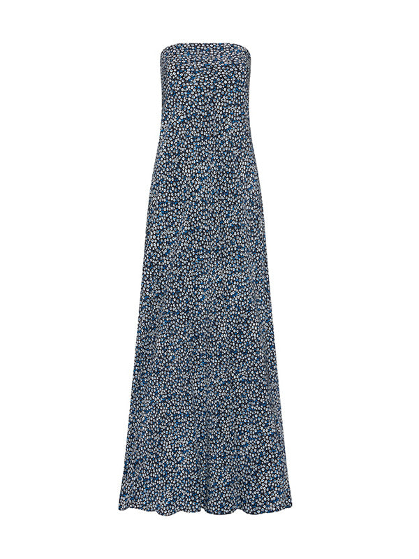 Matteau Bias Column Dress in Forget me not