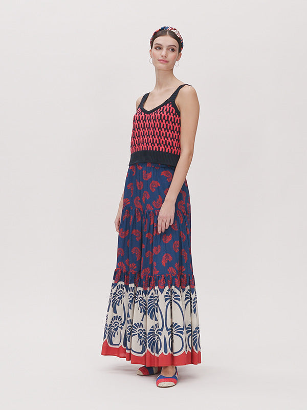 La DoubleJ Big Skirt in Piggy Palm